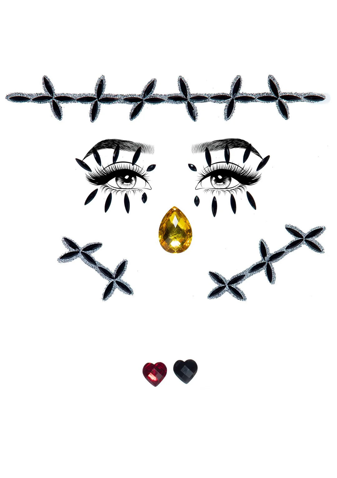 Scarecrow Rhinestone Stick-On Jewels