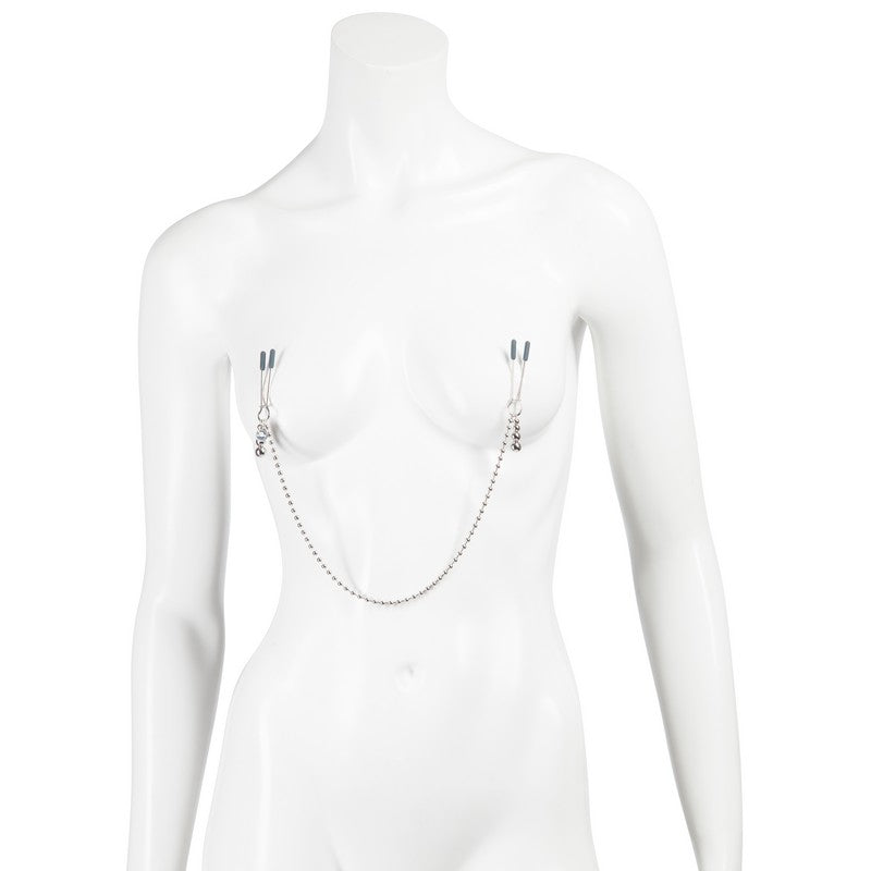 At My Mercy Beaded Chain Nipple Clamps