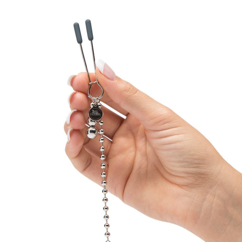 At My Mercy Beaded Chain Nipple Clamps
