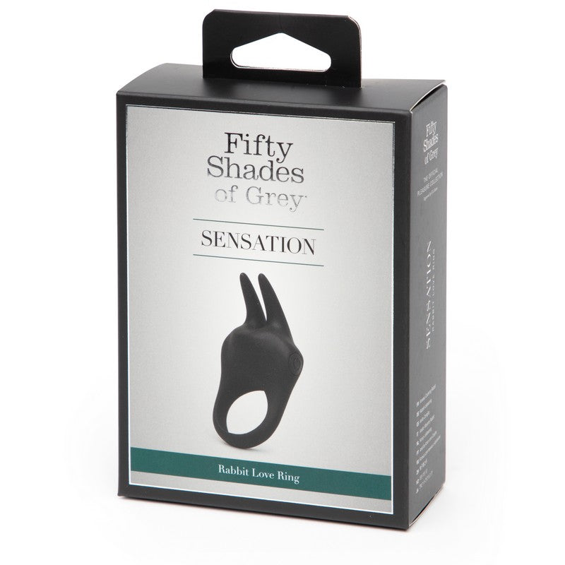 Sensation Rechargeable Vibrating Rabbit Love Ring