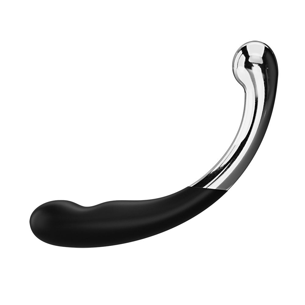 Steel & Silicone Dildo