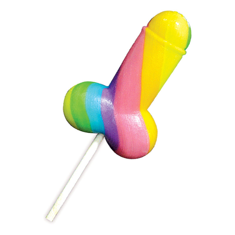 Rainbow Cock-Pops Display of 12