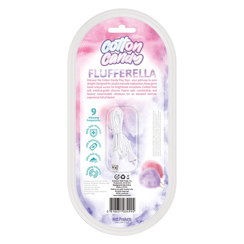 Flufferella Silicone Vibe Cotton Candy