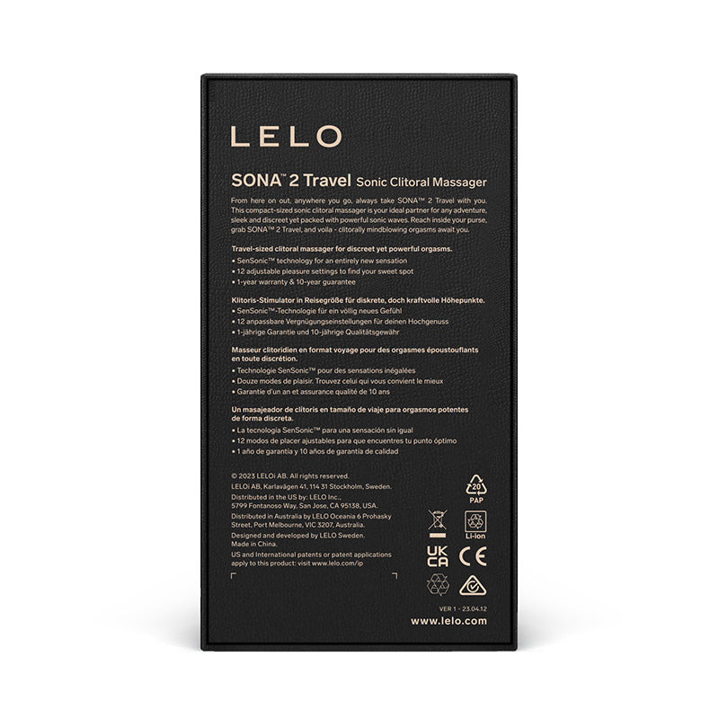 Lelo Sona 2 Travel Size Pink