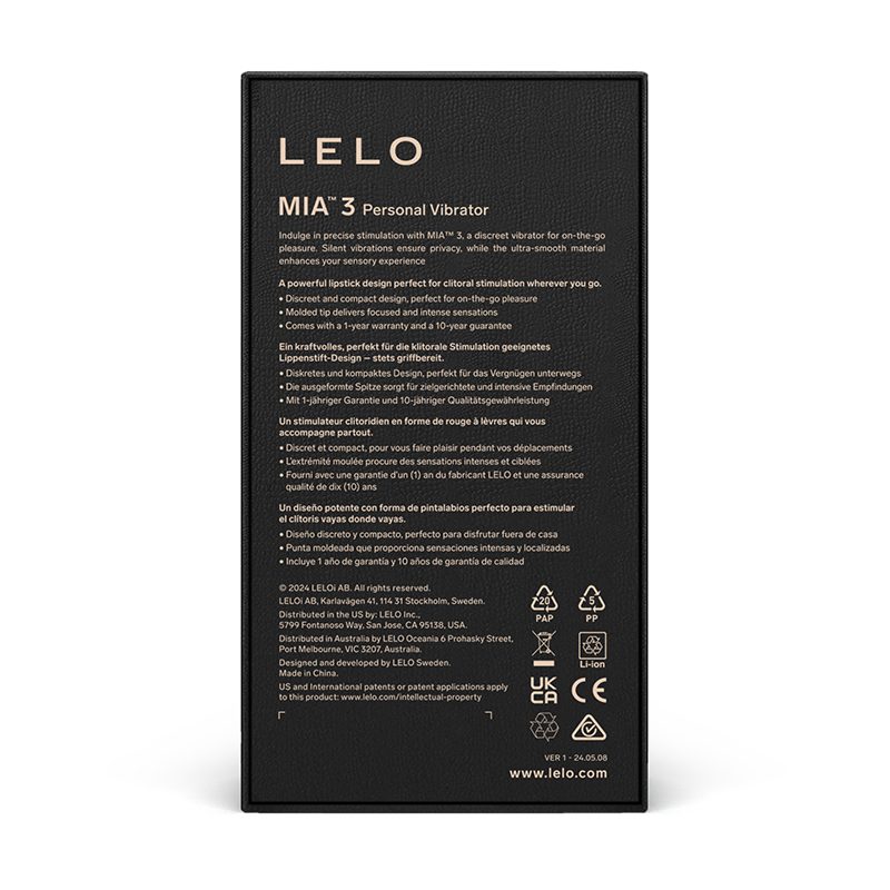 Lelo Mia 3 Deep Rose