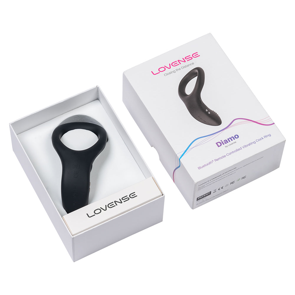 Lovense Diamo Black Cock Ring