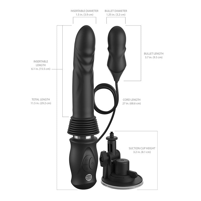 Ultimate Silicone Thruster Black