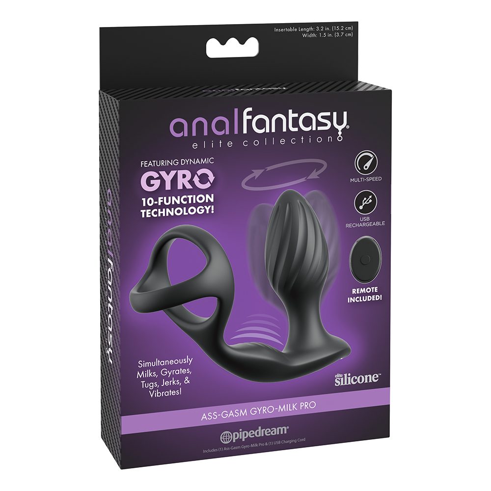 Elite Ass-Gasm Gyro-Milk Pro Black