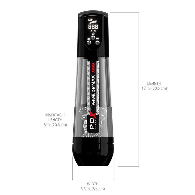 PDX Elite ViewTube Max View Pump Black