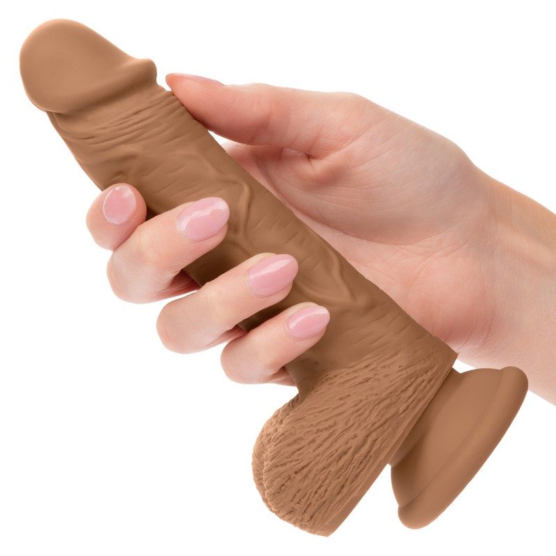 Dual Density Silicone Stud 5" Brown