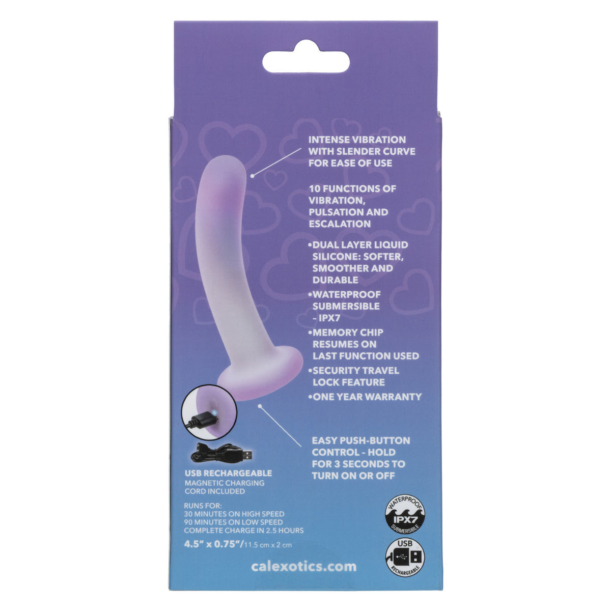 Lavender Haze™ Slender Curved Probe