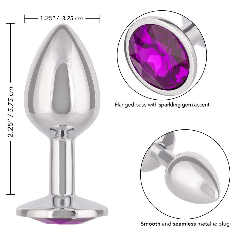 Jewel Amethyst Plug Small
