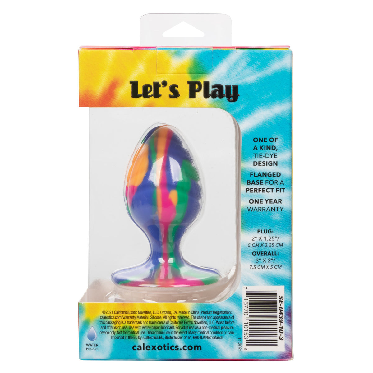 Cheeky™ Medium Swirl Tie-Dye Plug