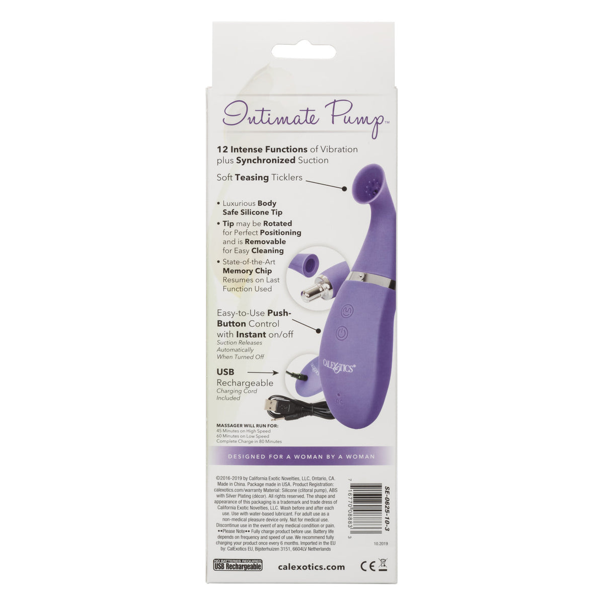 Intimate Pump™ Rechargeable Clitoral Pump