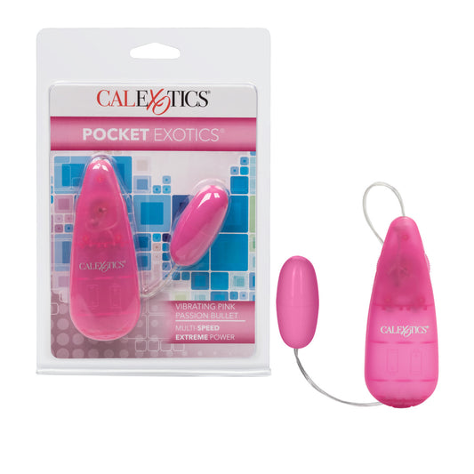 Pocket Exotics® Vibrating Pink Passion Bullet