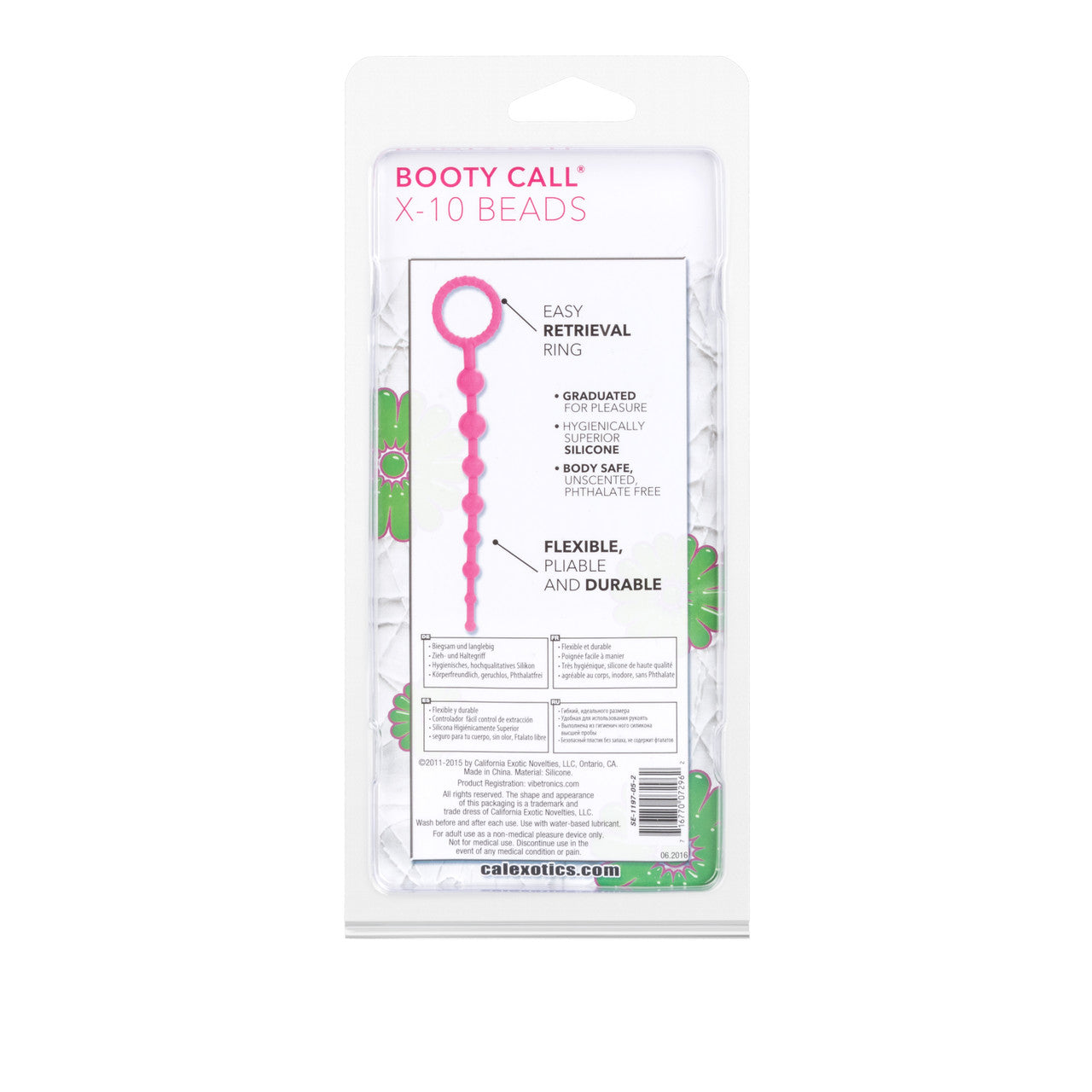 Booty Call X-10 Beads Pink