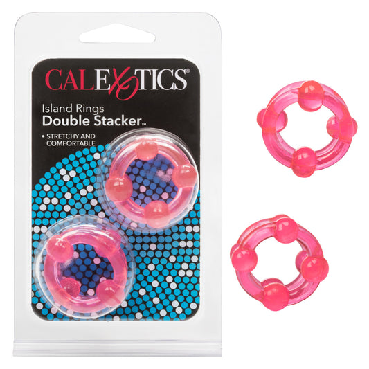 Island Rings Double Stacker™ - Pink