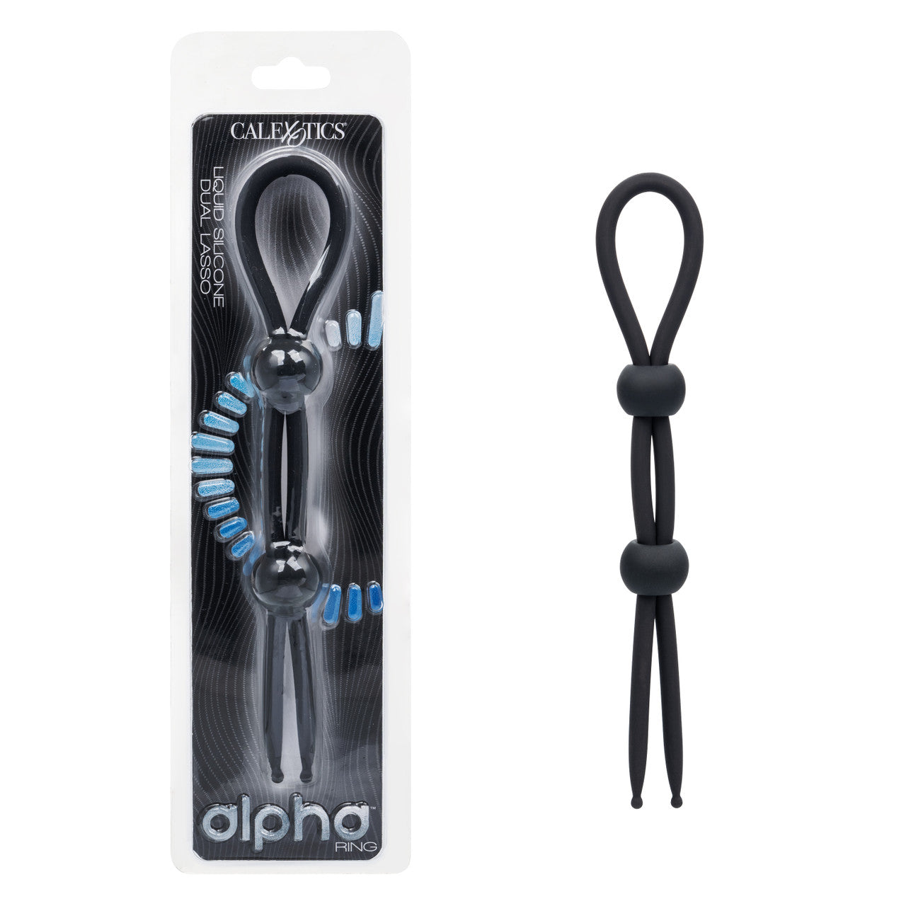 Liquid Silicone Dual Lasso Black