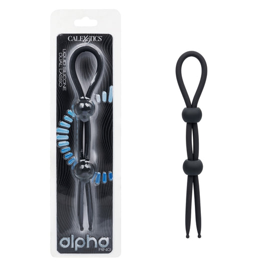 Liquid Silicone Dual Lasso Black