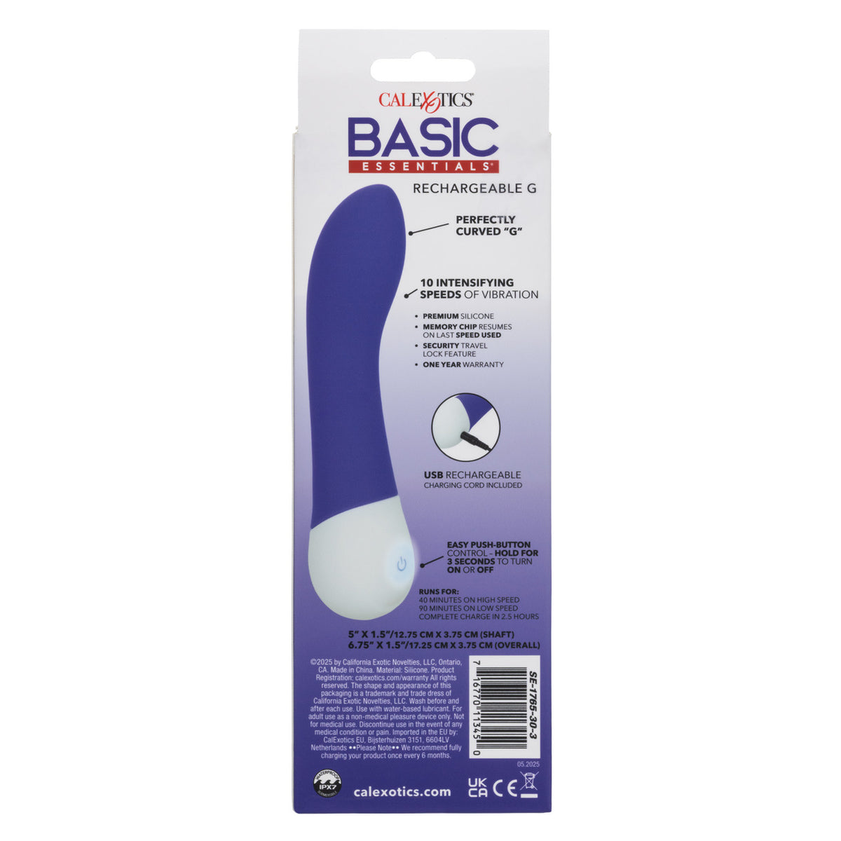 Basic Essentials® Rechargeable G