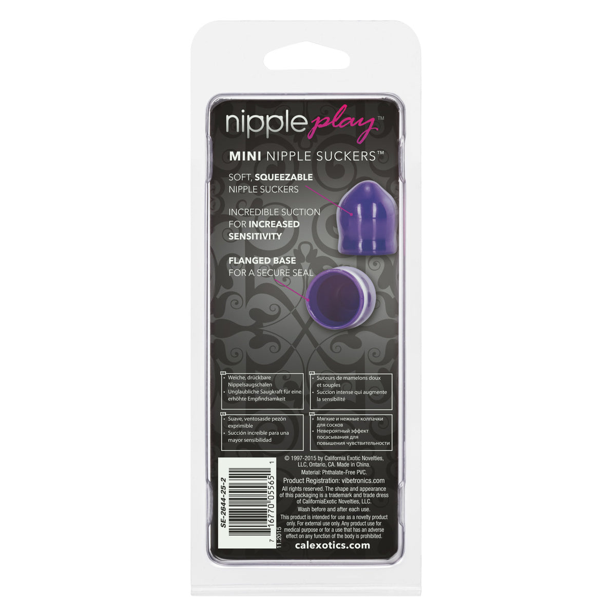 Nipple Play® Mini Nipple Suckers - Purple