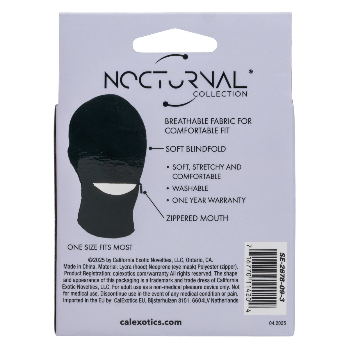 Nocturnal® Collection Fetish Hood