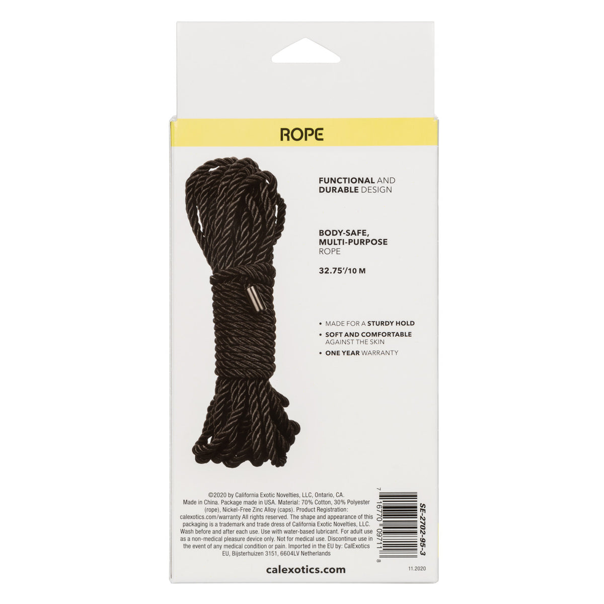 Boundless® Rope - 32.75'/10 m - Black