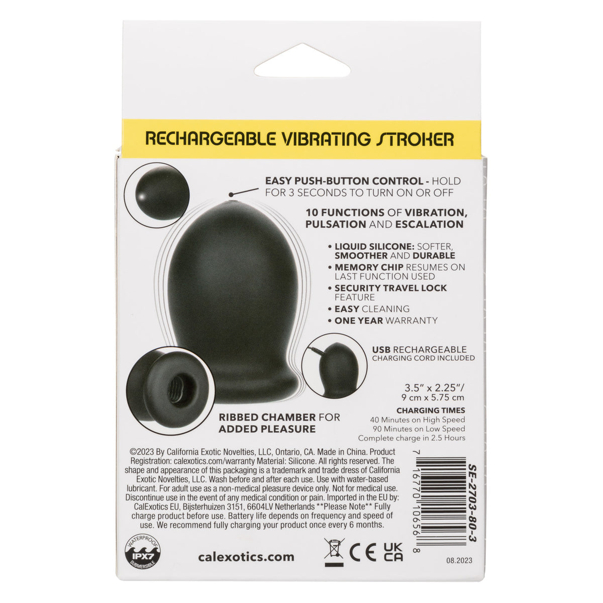 Boundless® Rechargeable Vibrating Stroker