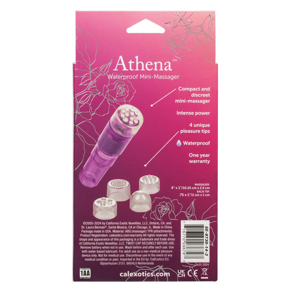 Dr. Laura Berman® Athena™ Waterproof Mini-Massager