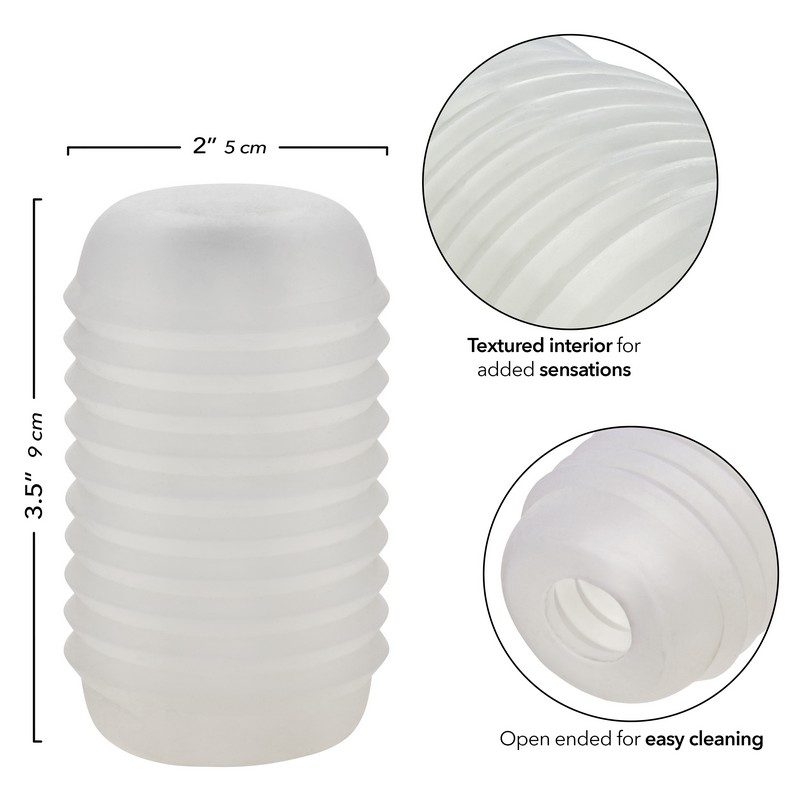 Pop Sock! Ribbed Clear