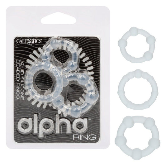 Alpha™ Liquid Silicone Beaded Rings