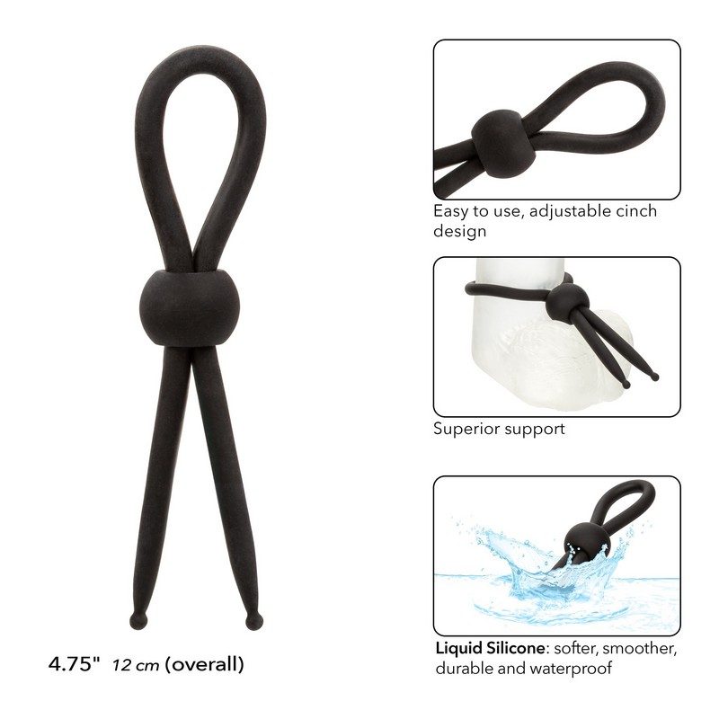 Alpha Silicone Lasso Black