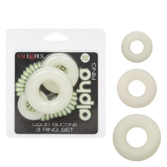 Alpha Liquid Silicone Set 3 Glow in the Dark
