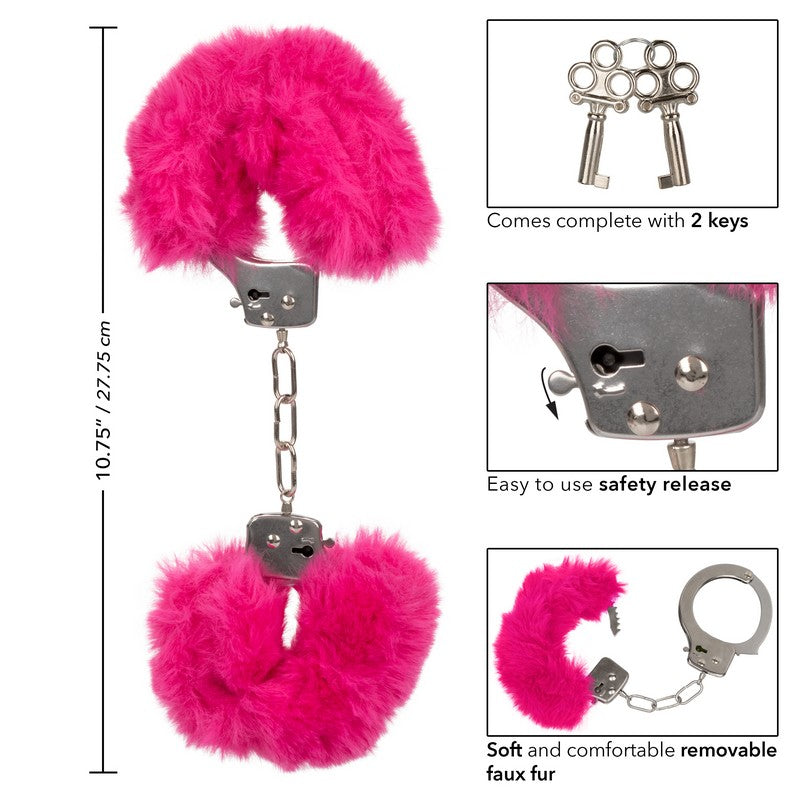 Ultra Fluffy Furry Handcuffs Pink
