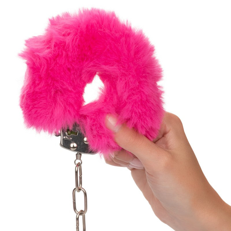 Ultra Fluffy Furry Handcuffs Pink