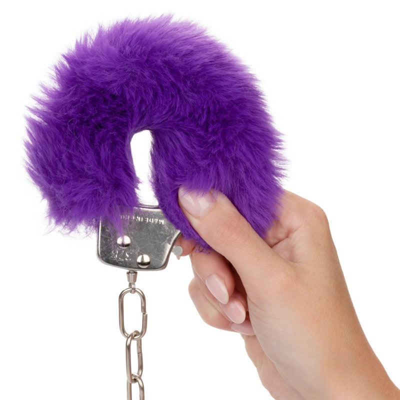Ultra Fluffy Furry Handcuffs Purple