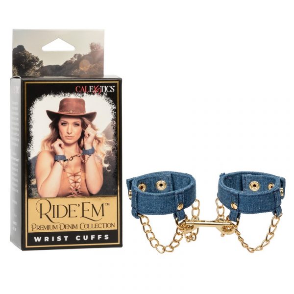 Ride ‘Em Denim Wrist Cuffs