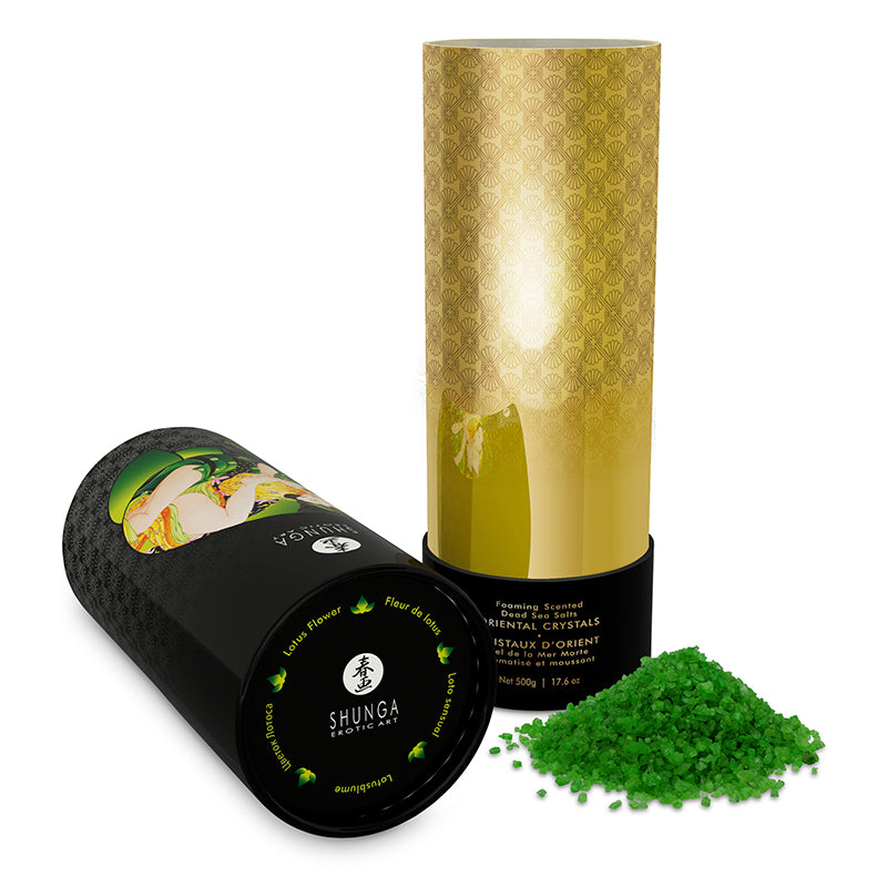 17.6  oz. Oriental Bath Crystals Lotus Flower