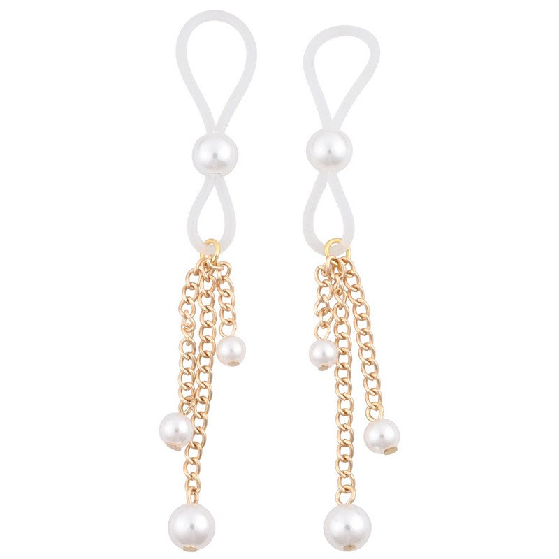 S&M Pearl Nipple Ties