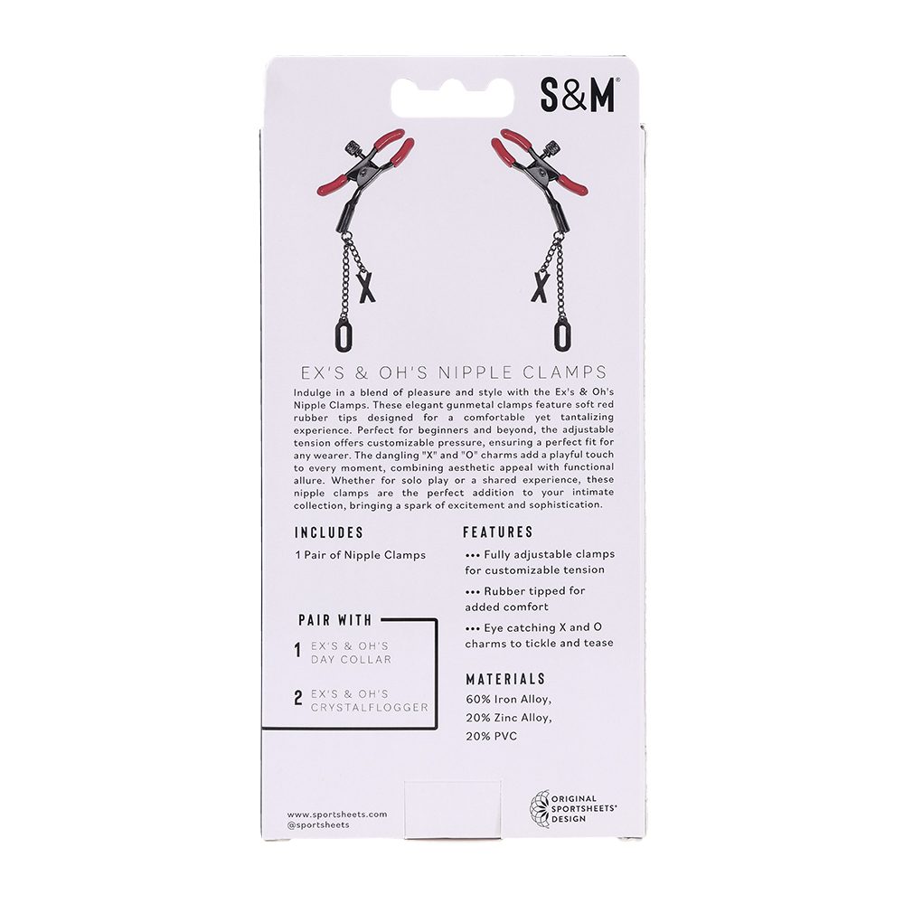 Ex’s & Oh’s Nipple Clamps