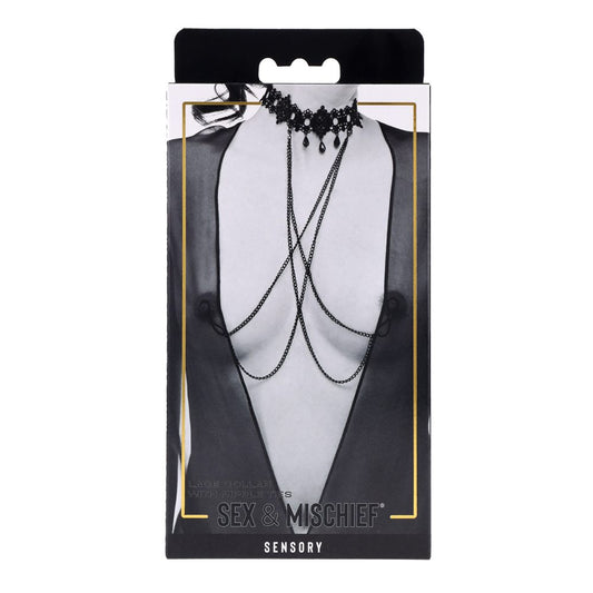 Collar with Nipple Ties