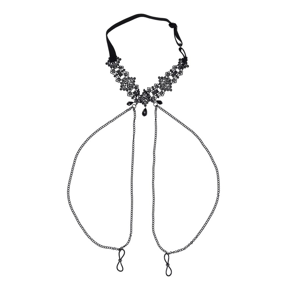 Collar with Nipple Ties