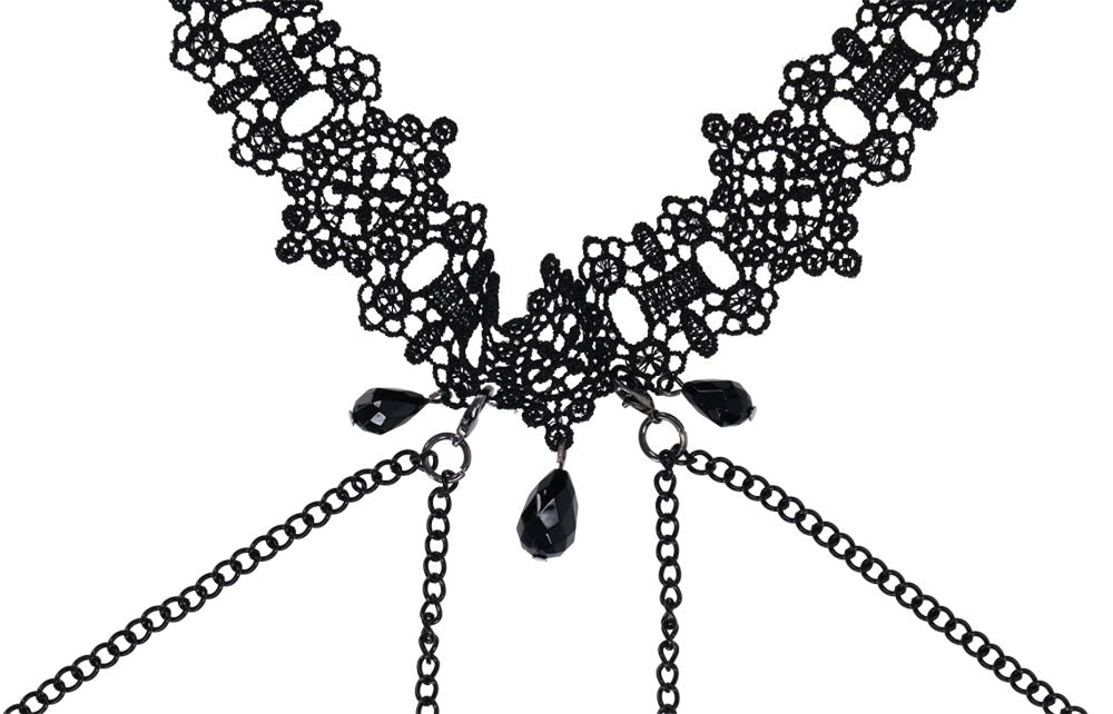 Collar with Nipple Ties