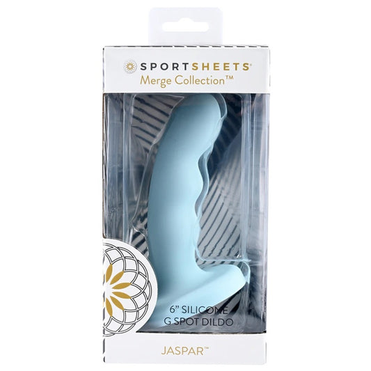 Jasper  6” Silicone Dildo Blue