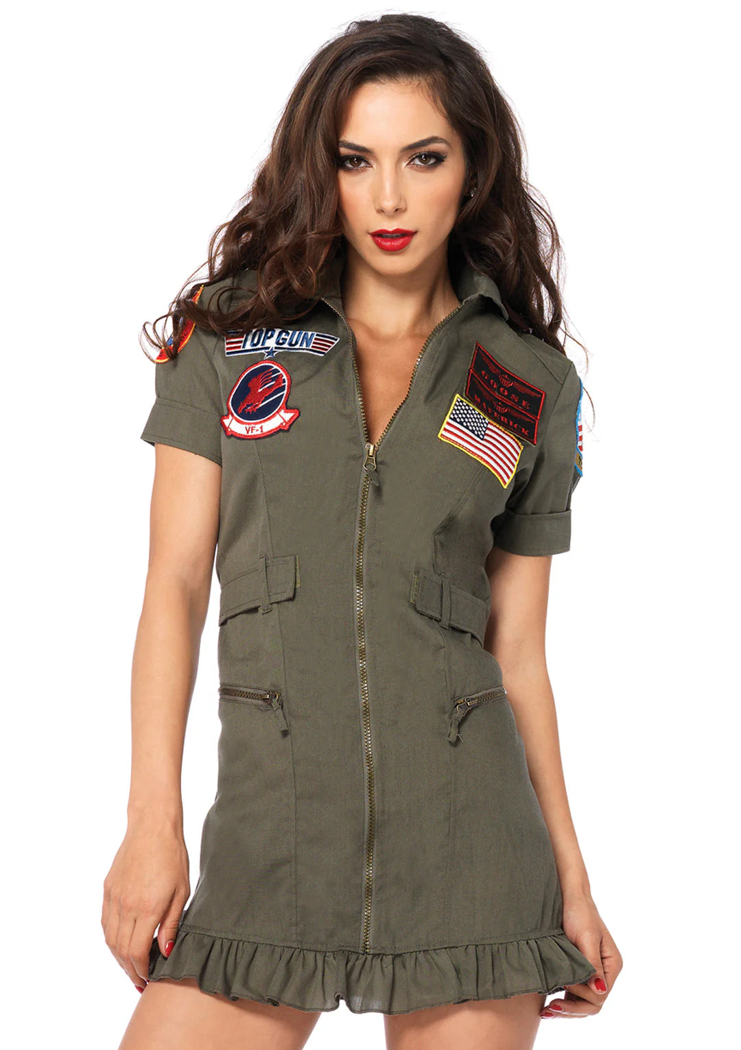 Top Gun Flight Dress w/ Zipper Front - Size XL