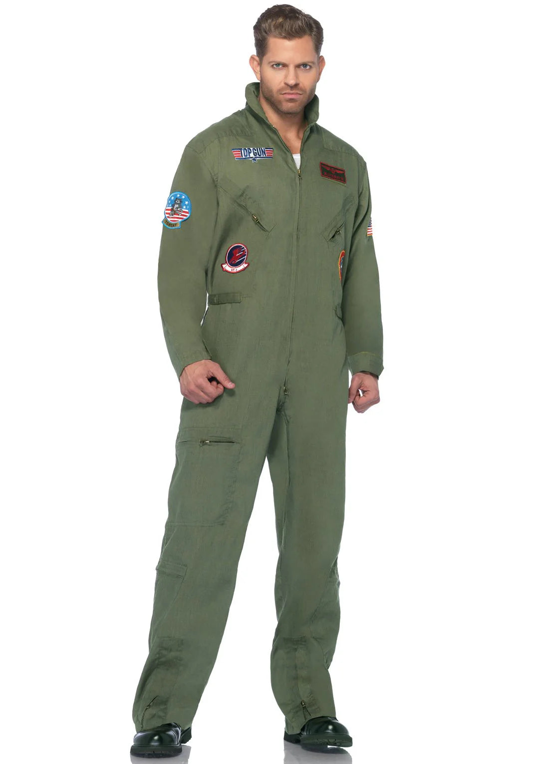 Top Gun Men's Flight Suit w/ Zipper Front