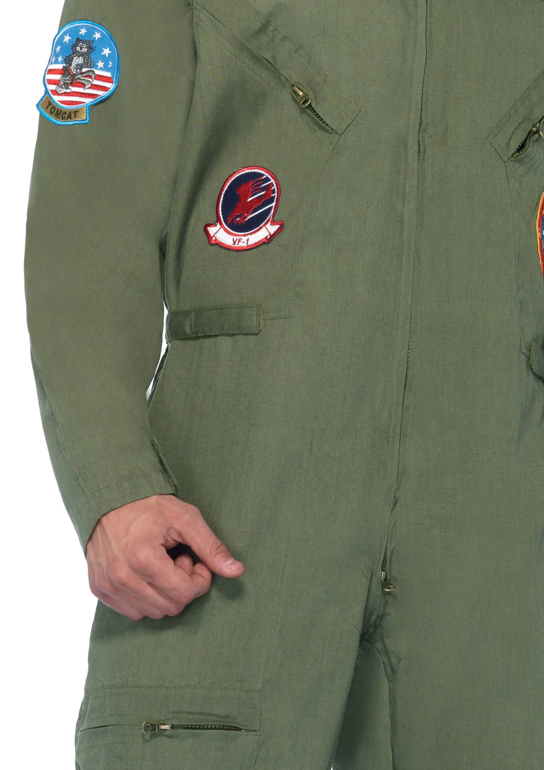 Top Gun Men's Flight Suit w/ Zipper Front