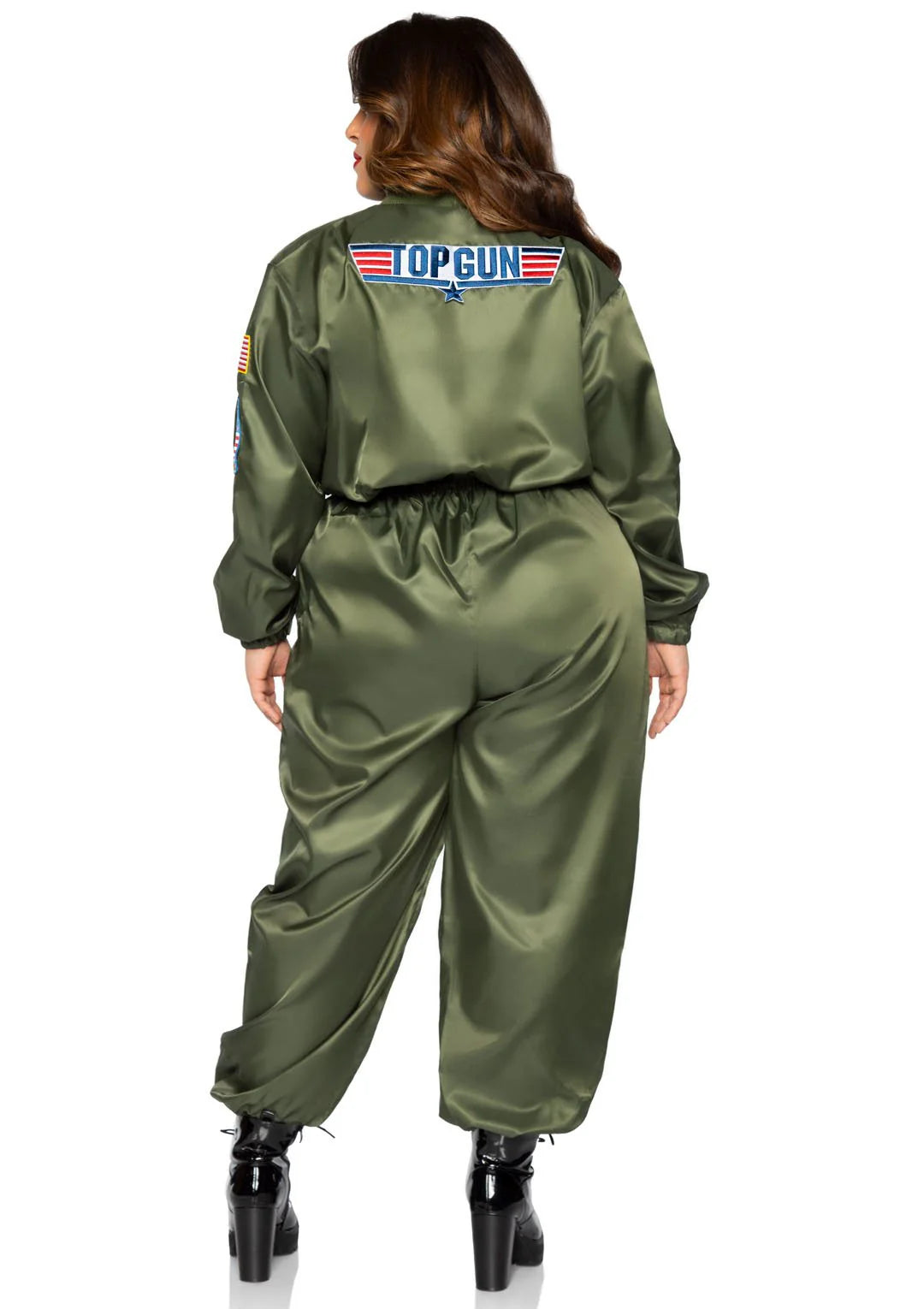 Top Gun Costume Parachute Flight Suit - Plus Size