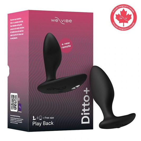 We-Vibe Ditto + Satin Black