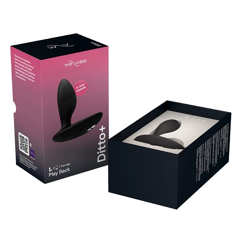 We-Vibe Ditto + Satin Black